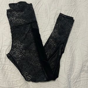 Black and White leggings Size Small